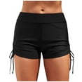 thumbnail image 1 of Women Plus Size High Waist Bikini Bottoms Swim Briefs Beach Shorts Ruched Bottom High Cut Swim Bottom Full Coverage Swimsuit Bottom Sports Yoga Shorts Swimbottom, 1 of 7