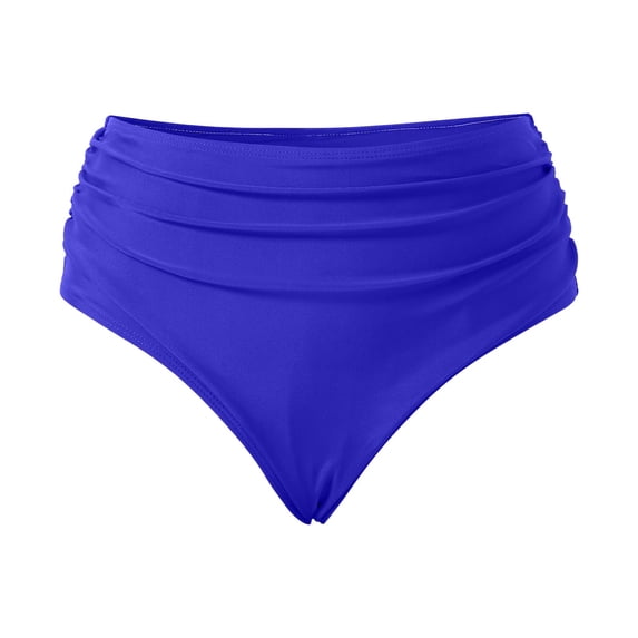 Women Plus Size High Waist Bikini Bottoms Swim Briefs Beach Shorts Ruched Bottom High Cut Swim Bottom Full Coverage Swimsuit Bottom Sports Yoga Shorts Swimbottom Bathing Suit Cover up Pants