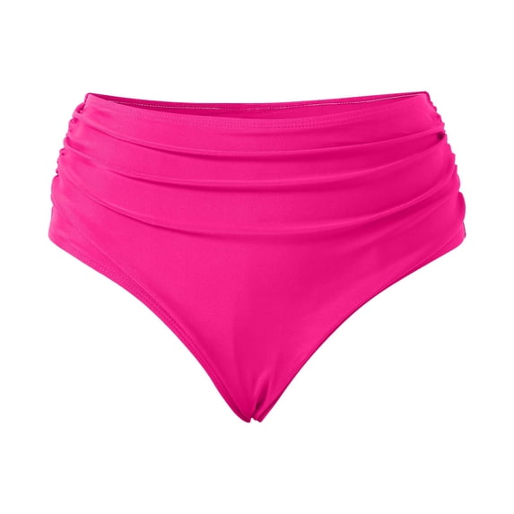 Women Plus Size High Waist Bikini Bottoms Swim Briefs Beach Shorts Ruched Bottom High Cut Swim Bottom Full Coverage Swimsuit Bottom Sports Yoga Shorts Swimbottom Bathing Suit Cover up Pants