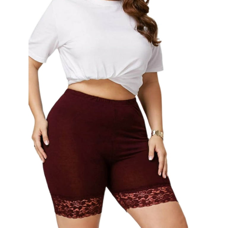 Leggings shorts plus size clearance