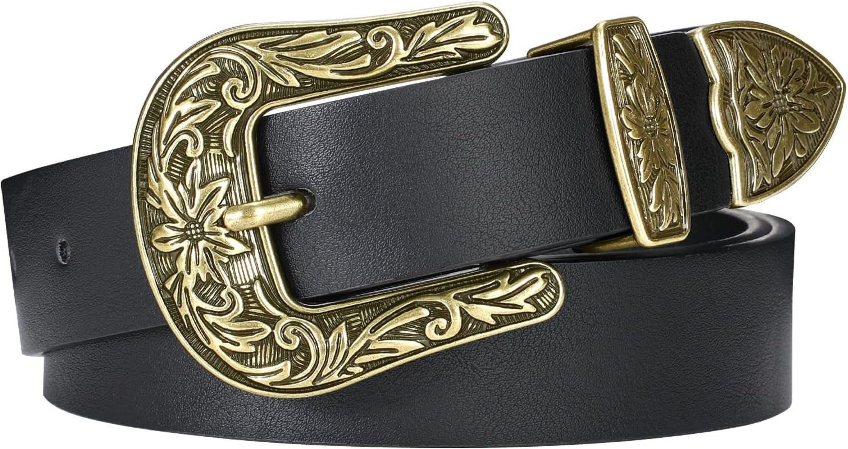 Women Plus Size Leather Belt Ladies Western Vintage Style  display picture 2