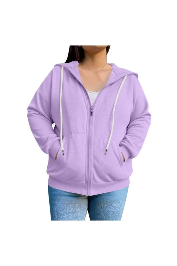 Women Plus Size Long Sleeved Pullover Hooded Women's Casual Hooded Long Sleeve Ladies Loose Sweatshirt Tops