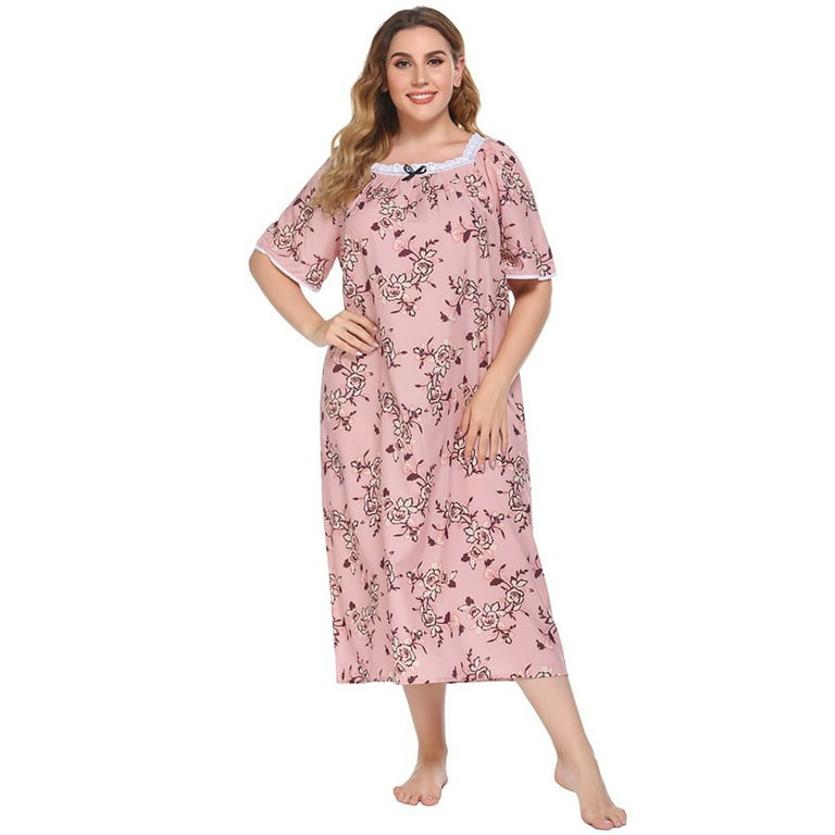 Plus size best sale sleeping gowns