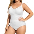 thumbnail image 1 of Women Plus Size One Piece Swimsuits Tummy Control Bathing Suits Twist Front /White/XL, 1 of 3