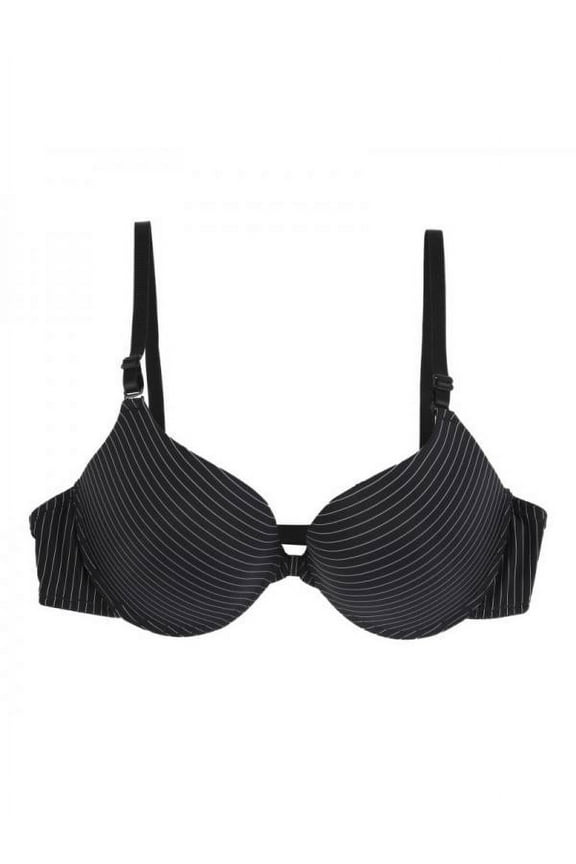 Women Plus Size Push Up Front Close Wirefree Support Bra