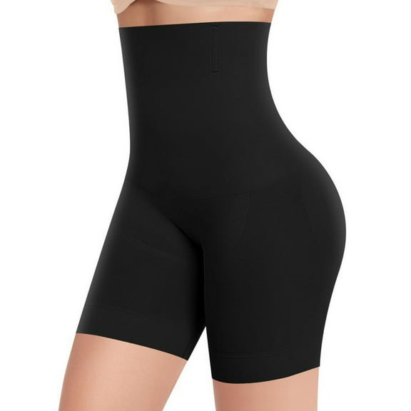 Women Plus Size Tummy Control Panties Body Shaper High Waist Seamless Butt Lifter Shapewear, Women's Safety Pants, Anti-Runaway, Postpartum Boxer Abdominal Tucking Panties (Pack of 2)