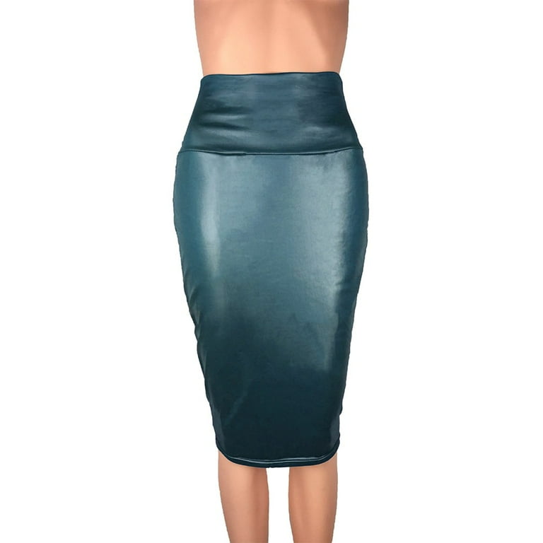 Faux leather pencil skirt 3xl hotsell