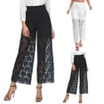 thumbnail image 1 of Swuxness Women Plus Size Long Pants Breathable Comfortable Flowy Casual Versatile Bottoms, 1 of 4