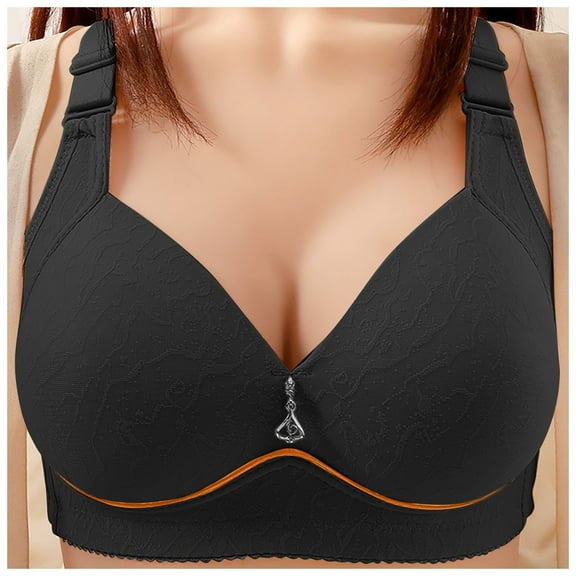 Women Plus Size No Wire Bra Middle Age And Elderly Thin Underwear Comfort Bra Woman's Bras Sports Bra Support Women Sports Bra High Support Breathable Sports Bra Sports Brawls for Women Bras for Women