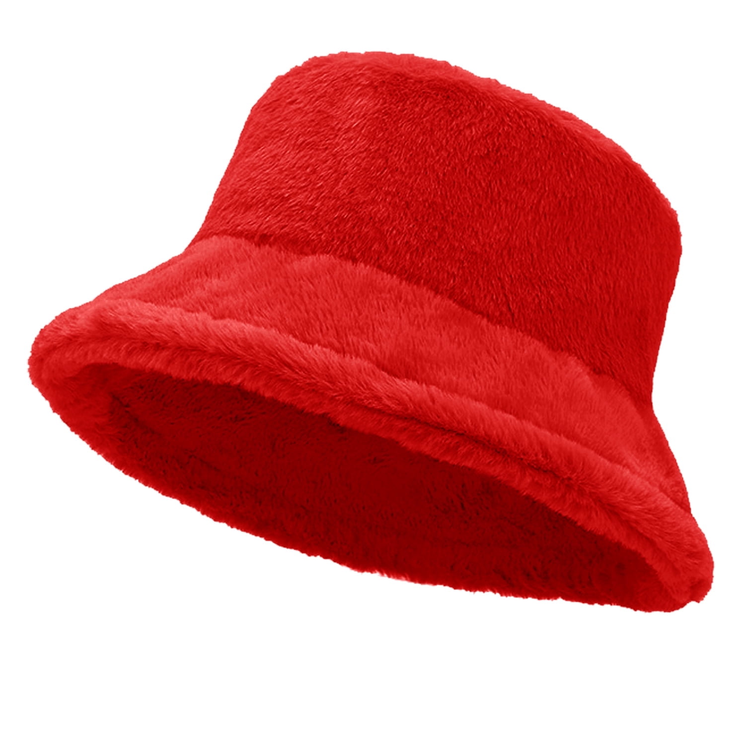 TZ Promise Women Plush Fluffy Bucket Hat Warm Lining Winter  display picture 1