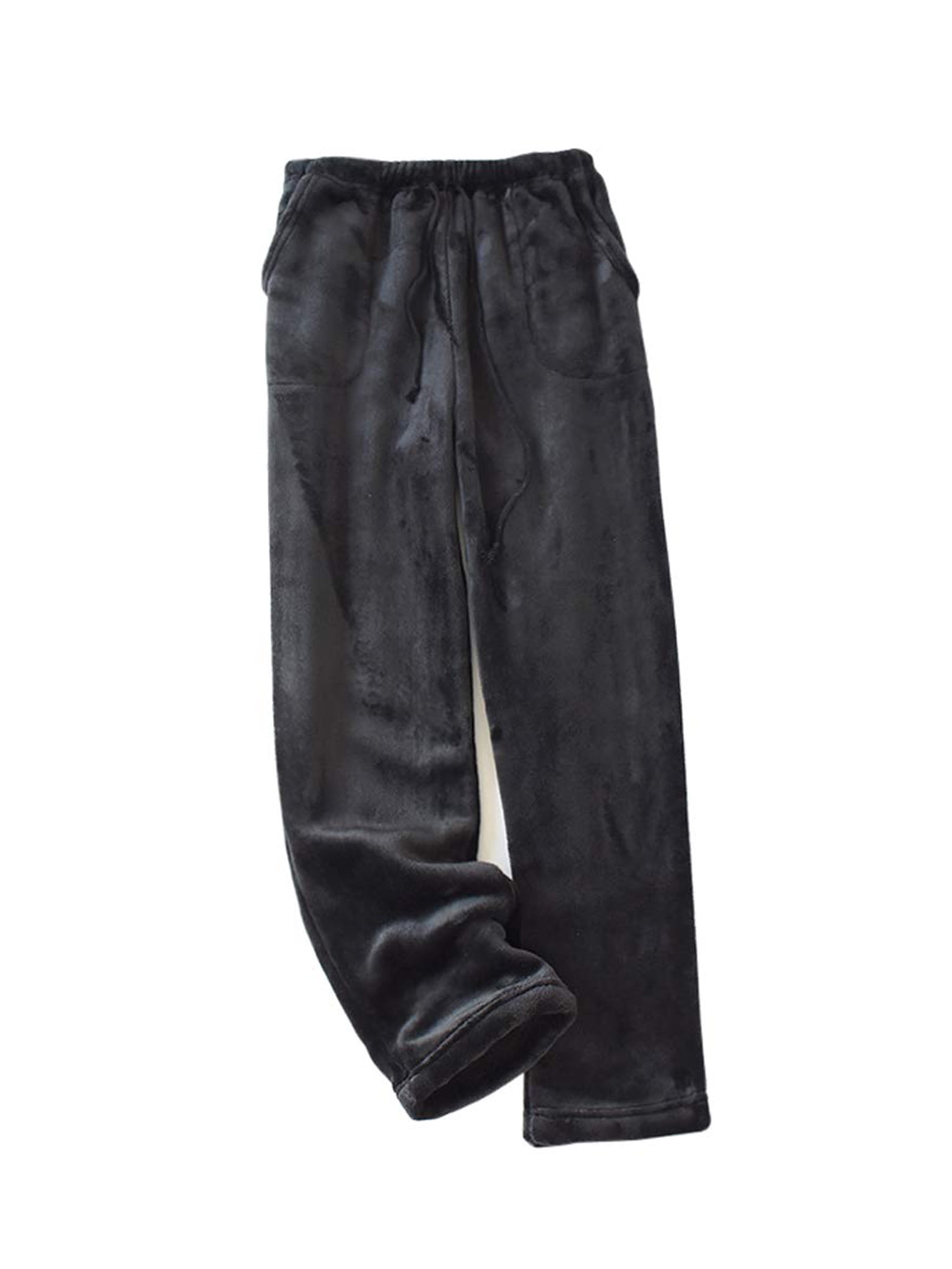 Women Plush Fuzzy Pajama Pants Flannel Fleece Winter Warm Lounge