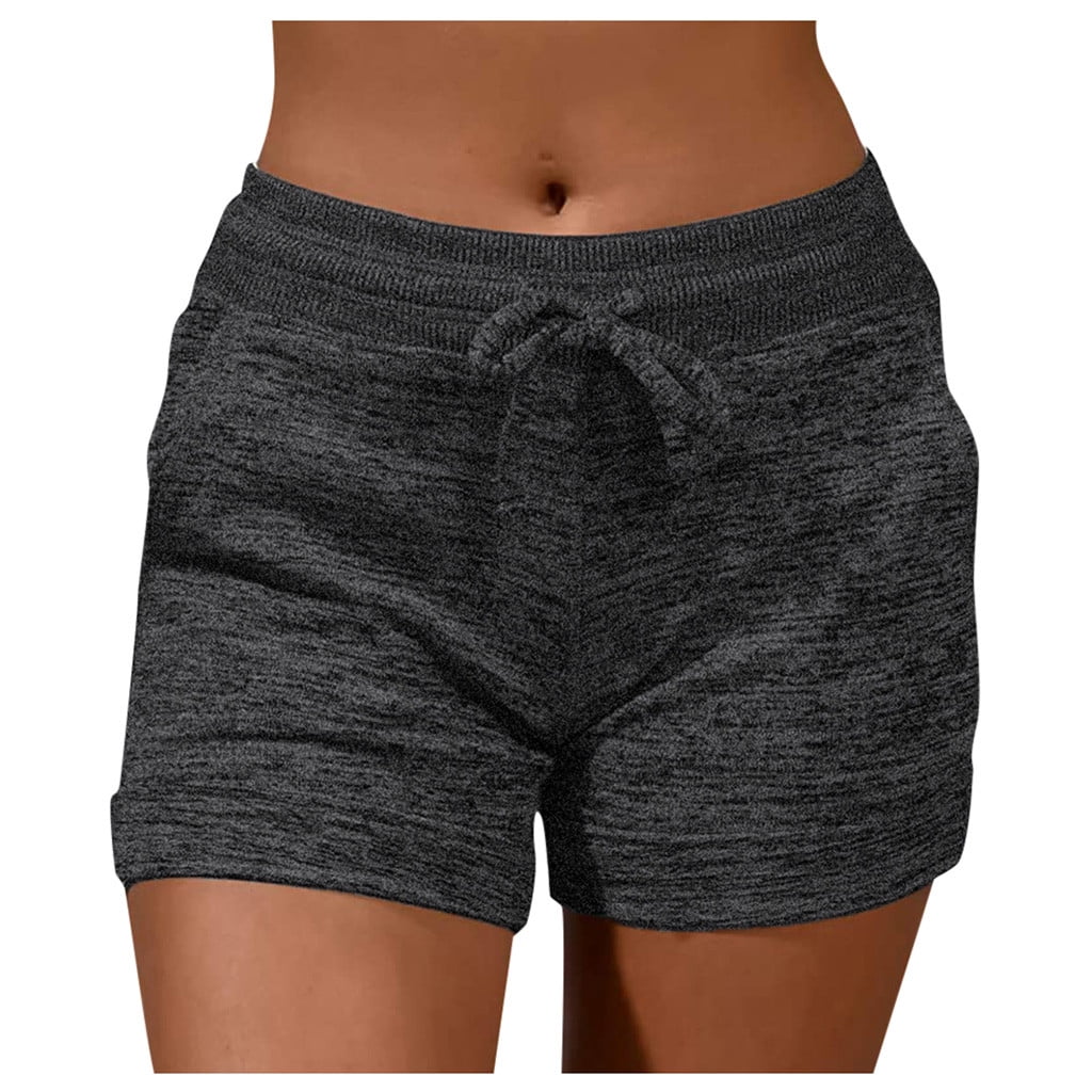 Women Pockets Loose Hot Pants Summer Beach Shorts Trousers Sports Pants ...