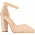 thumbnail image 1 of Women Point Toe Chunky Heeled Pumps Ankle Strap Pumps High Heel Ankle Strap Pump, 1 of 5