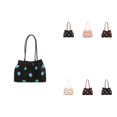 thumbnail image 1 of Women Polka Dot Large Capacity Polyester Tote Shoulder Bag, Adjustable Buckle Casual Handbag, Lightweight Work Travel Daily Shopping Top Handle Purse, 1 of 6