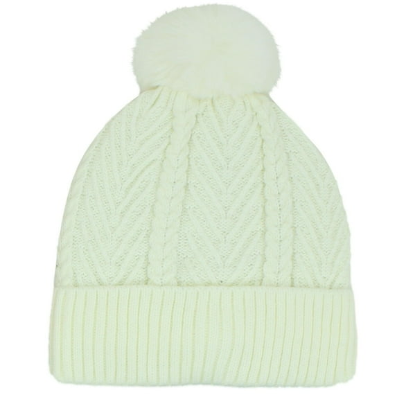 Women Pom Pom Beanies Hat, Winter Hats for Women Cold Weather Warm Knit.