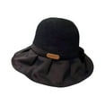 thumbnail image 1 of Women Ponytail Sun Hat Wide Brim Visor Summer * Sun Beach Foldable Hats U, 1 of 1