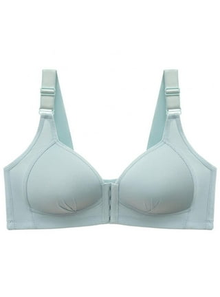 Large Size Full-Coverage Bra for Women Printing Thin Front Buckle