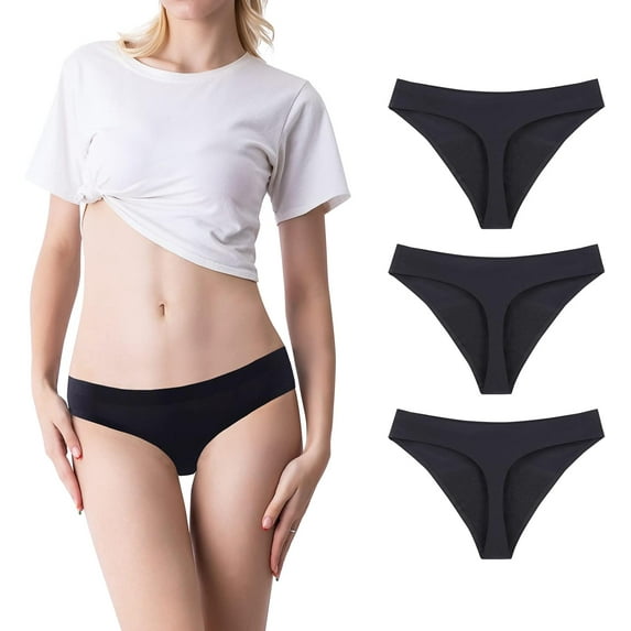 Women Postpartum Period Thongs 4 Layers Leakproof Underwear Panties for teen ladies Multipack