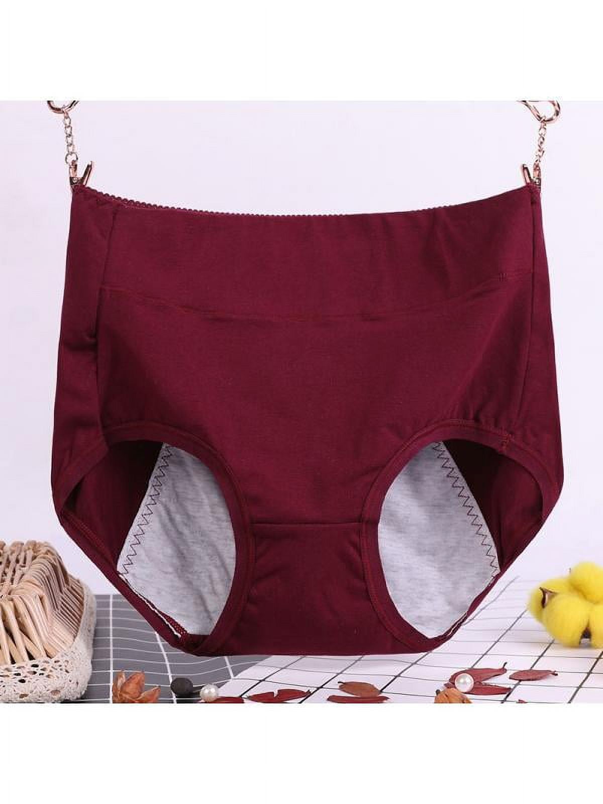 Women Postpartum Underwear Menstrual Period Sanitary Panties Leak Proof  Bleeding Protective Briefs 