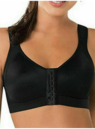 Women's Seamless Cross Front Closure Push Up Bra Lifting Shapewear Top Back  Support Posture Bra Yoga Running Bras with Removable Pads