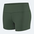 thumbnail image 1 of Women Premium 3" / 5" Inseam No-Ride Compression Active Workout Booty Shorts Running Yoga Volleyball Crossfit, 1 of 7