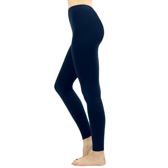 Women Premium Cotton High Waist Full Length Leggings