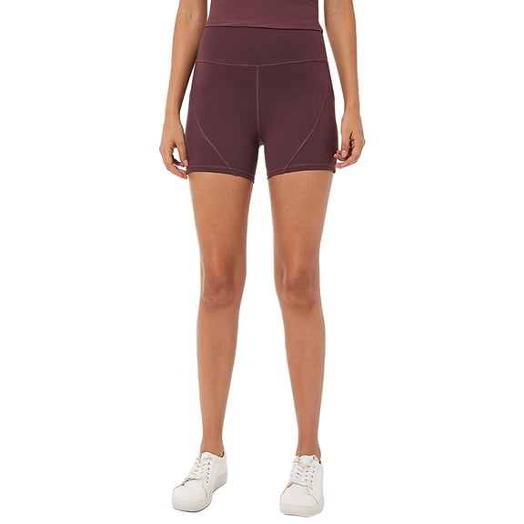 Women Premium Soft Solid Stretch Cheerleader Dance Volleyball Short