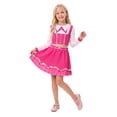thumbnail image 1 of Women Princess Red Costume Adult Rise of Red Costume Halloween Cosplay Outfits Jacket Top A-Line Skirt Pants, Halloween Costumes for Women, 1 of 5