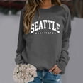 thumbnail image 1 of Women Print Adult Unisexual Crew Neck Sweatshirt Hoodless Fall Outfits Women Hoodie Women Junior Girls Sweatsuits Sweat Jacket Women Dressy Sweatshirt Women Casual Sweatsuits Women Set Jogging Suits, 1 of 3