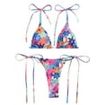 thumbnail image 1 of Women Print Bikinis Swimsuit Push Up Bikini Set Two Pieces Beach Bathing Suit Swimwear Two Piece Swimsuit For Women Swim Swim Suits For Women 2024 Tankini Tops For Women Swimwear Top Only Bathing Suit, 1 of 3