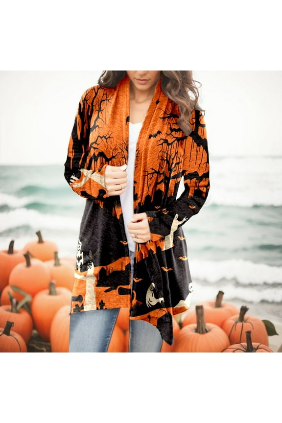 Women Print Long Sleeve Tops Loose Fashion Jacket Daily Cardigan Front Open Cardigan Women Animal Print Kimonos for Women Cardigan Long Sweater Oversized Womens Cardigan Extra Large Sweaters 1x