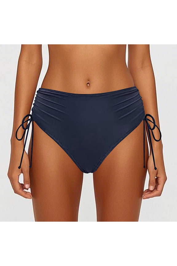 Women Print Low Waist Brazilian Bikini Bottom Swimwear Briefs Beachwear Brazilian Bikini Bottom Side Tie Thong Bathing Swimbottom Swim Bottoms for Women High Waist Shorts Swim Pants for Women plus
