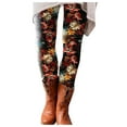 thumbnail image 1 of Women Printed Elastic Leggings, 1 of 8