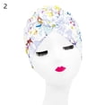 thumbnail image 1 of Women Printed Hijab Bonnet Bonnet Indian Arab Wrap Women Head Scarf Turban Caps Muslim Headdress 2, 1 of 7