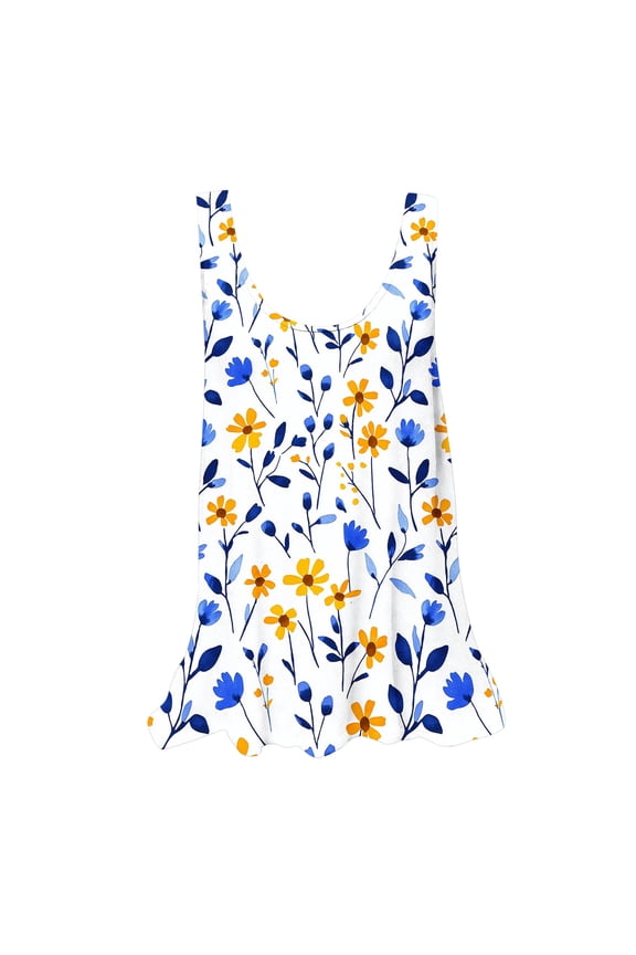 Women Printed Tank Tops Sleeveless Tank Shirts Lightweight Summer Tank Top Basic Graphic Tank Tops Ladies Tank Tops