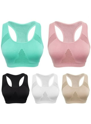 Naierhg Lady Bra Push Up Front Closure Lace Wide Shoulder Strap Support  Breast Seamless Sweat Absorption Plus Size Women Sports Bra Inner Wear  Clothes