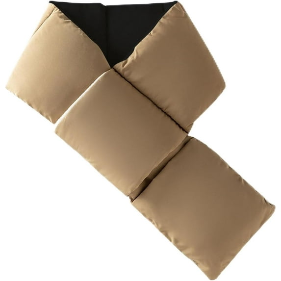 Women Puffer Fashion Adjustable Scarf Lightweight Outdoor Scarves, Solid Color Neck Wrap For Fall Winter Outdoor