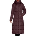 thumbnail image 1 of Women Puffer Jacket Hooded Warm Winter Plus Size Long Length Comfortable Thick Jacket Long Sleeved Jacket, 1 of 4