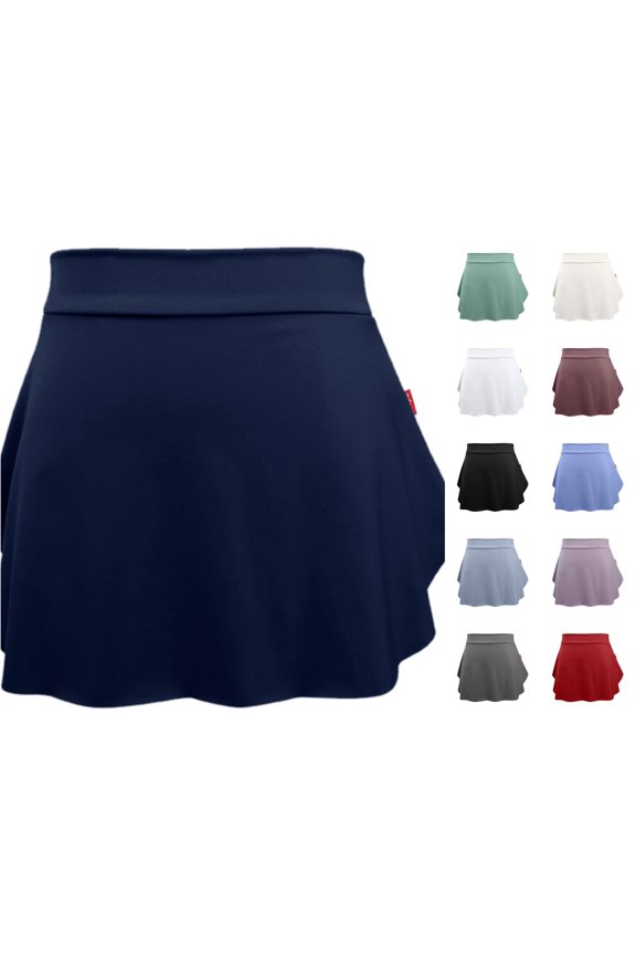 Women Pull On Ballet Skirt Elastic Dance Skirt Skirt for Skating Gymnastis Corduroy Skirts for Women Knee Length