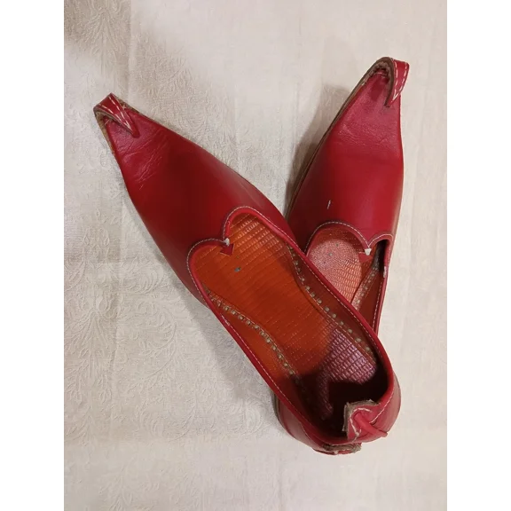 Women Punjabi Shoes Handmade Indian Leather Mojaries Moccasin Jutties US 9.5-13