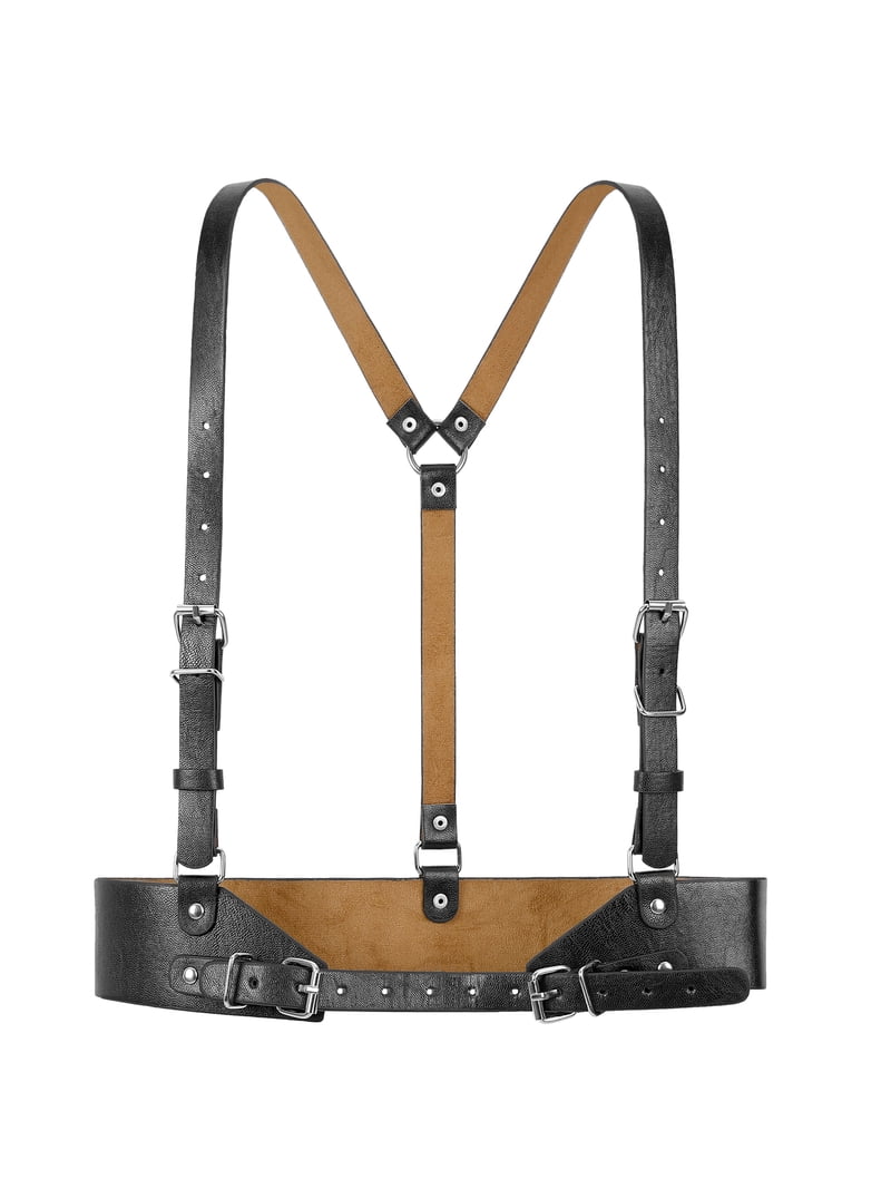 Women Punk Waist Belt, Leather Strap Body Harness for Rave  display picture 2