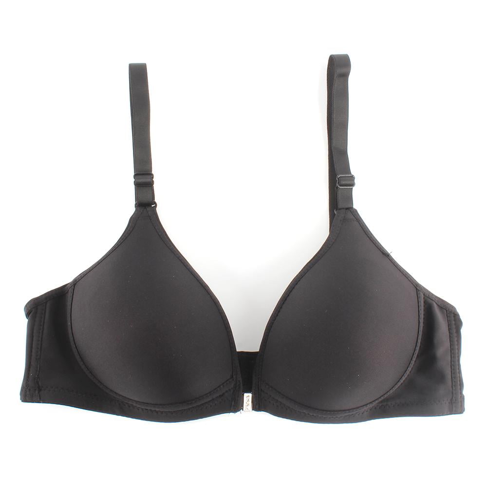 Fashion Seamless Everyday Front Open Bra Top Push Up Adjusted
