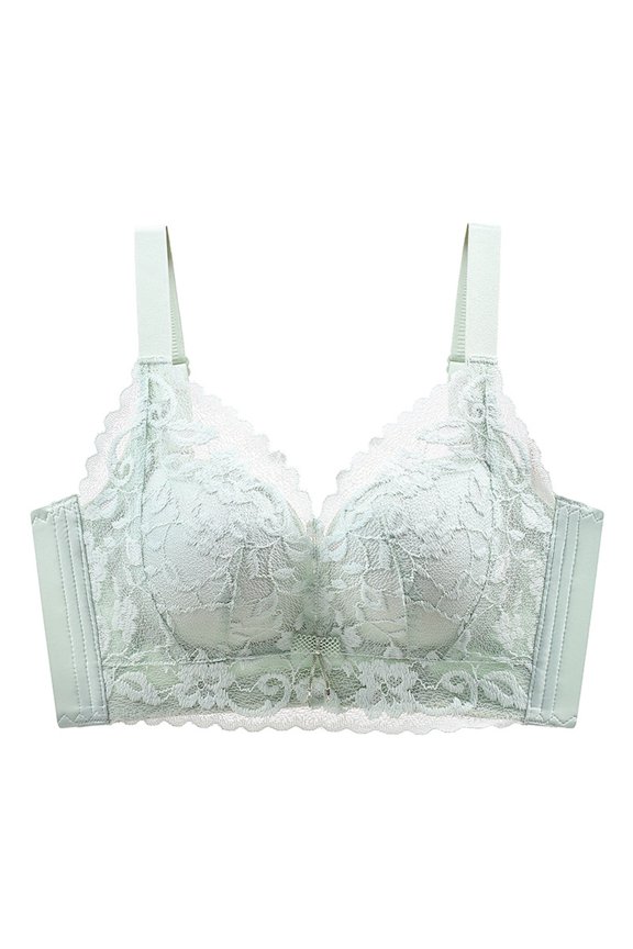 Women Push Up Bra Wire Free Basic Bras Lady Wireless Full Coverage Everyday Bra Minimizer Bra No Underwire Bras Lingerie Embroidery Bralettes