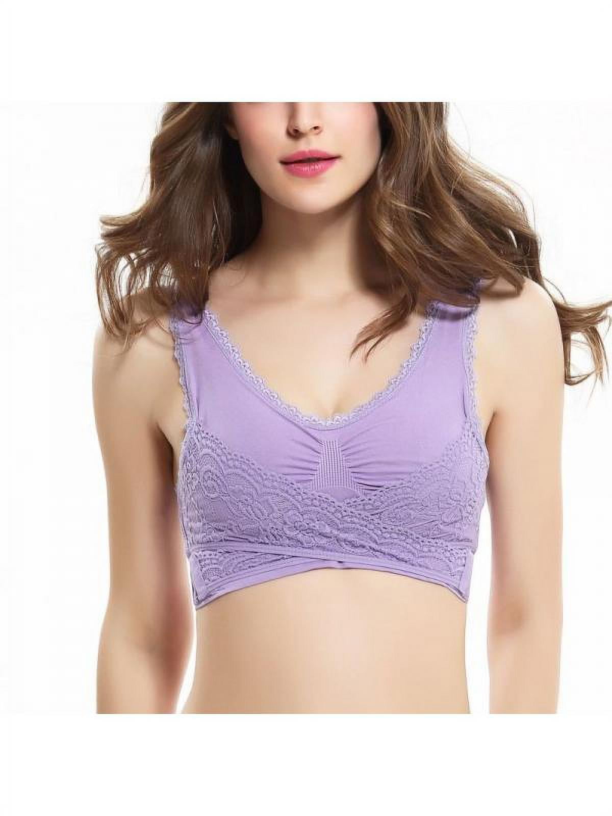 Bras Cross Side Buckle For Women Lingerie Push Up Sexy Bra Without Rims  Female Lace Gathered Sporty Underwear Fitness From Bifangg, $39.81
