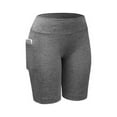 thumbnail image 1 of Women Quick-drying Stretch Pocket Pants Shorts Running Plus Size Yoga Sports, 1 of 5