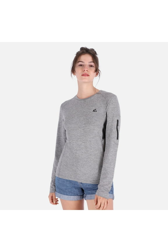 Women QuickDry LS Shirt - Gray - S