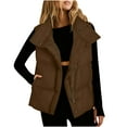 thumbnail image 1 of Women Quilted Puffer Vest Puffer Vest Lightweight Stand Collar Sleeveless Jacket Zip Up Stand Collar Lightweight Outerwear with Pocket Trendy 2025 Fall Winter Jackets, 1 of 7