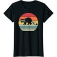 thumbnail image 1 of Women Raccoon Shirt Retro Style Short Sleeve T-Shirt, 1 of 3