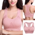 thumbnail image 1 of Women Racerback Sports Bras High Impact Workout Yoga Gym Fitness Bra, 1 of 8