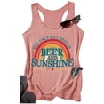 thumbnail image 1 of Women Racerback Tank Top for Women Summer Casual Loose Fit Camisole Workout Tank Beach Shirt Featuring Breathable Knit and Easygoing Style Rose Gold S, 1 of 3